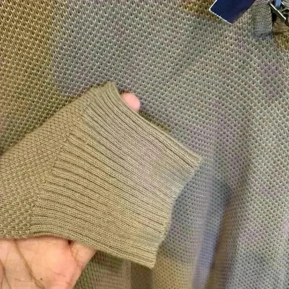 Mens Club Room Textured 1/4 Zip Pullover Sweater S NWT -B1 100% Cotton - Picture 3 of 8